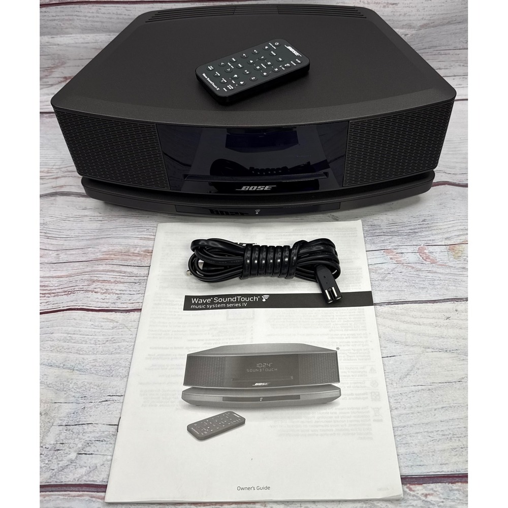 Bose Wave SoundTouch Music System IV Black CD Radio Bluetooth